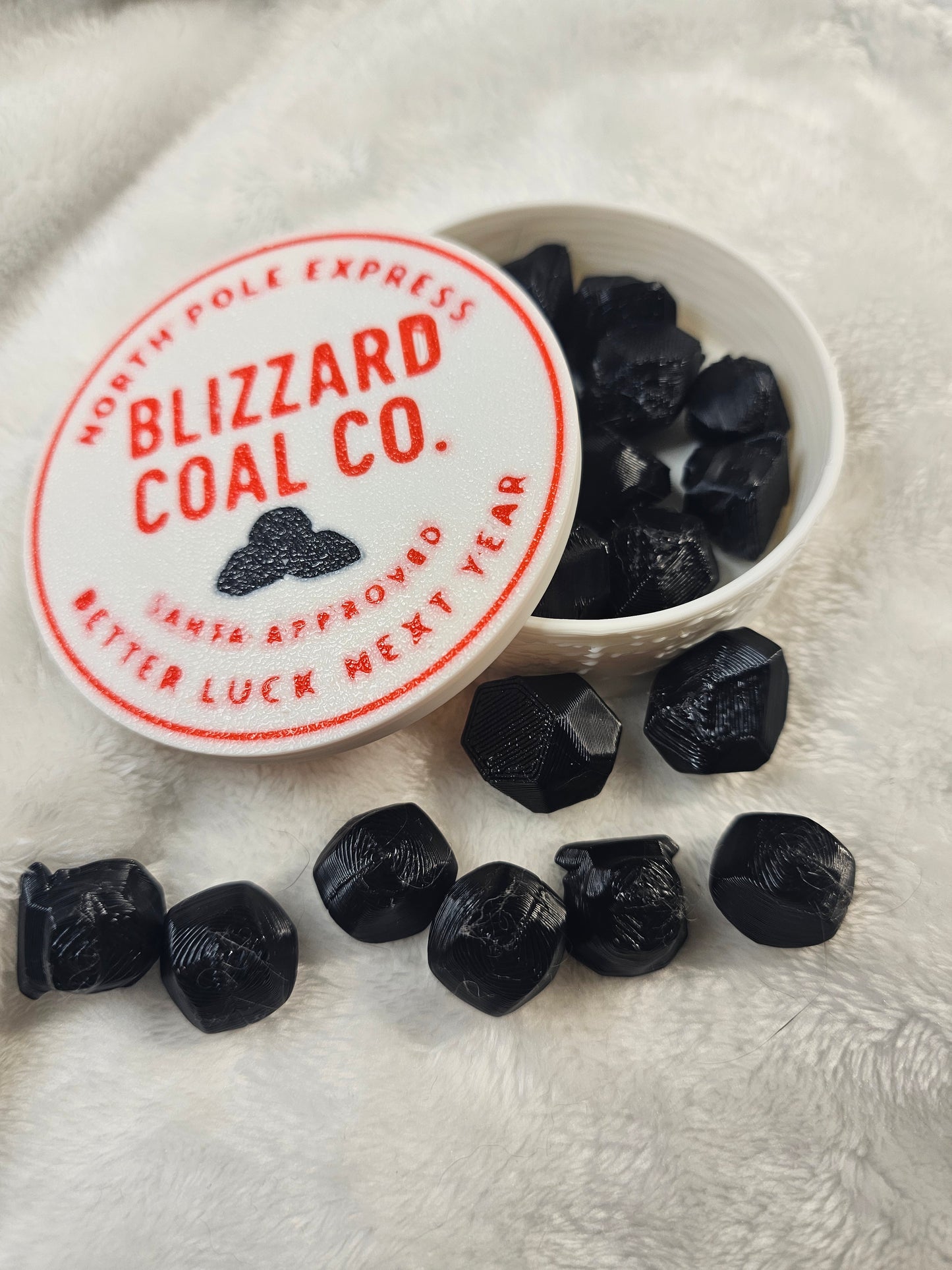Funny lumps of coal gag gift