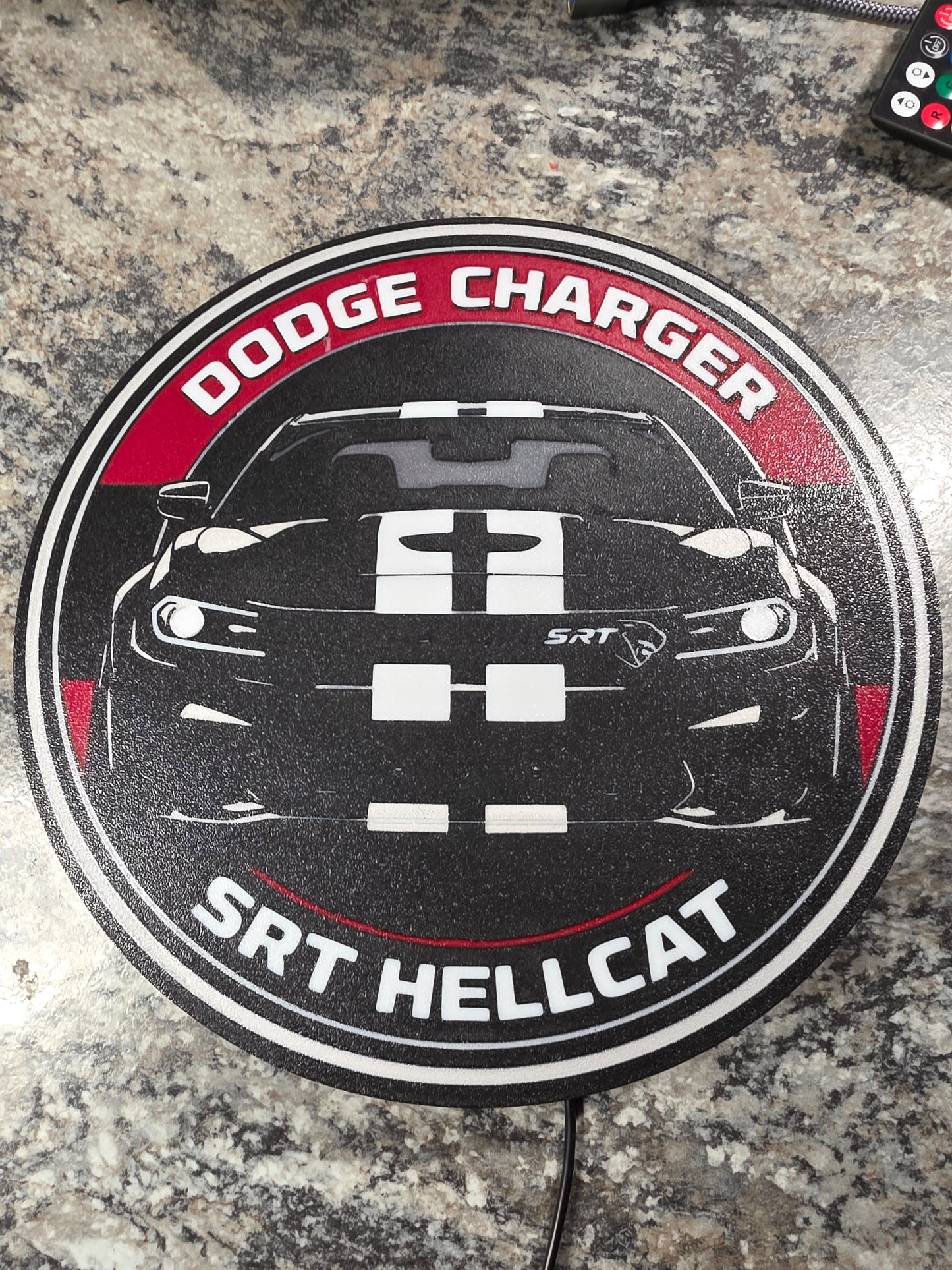 Dodge Charger SRT Hell Cat LED Sign