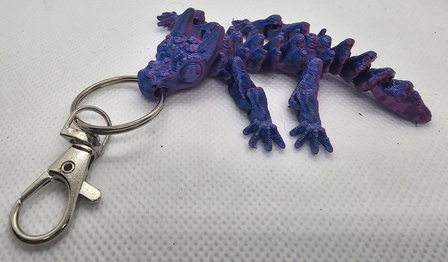 Articulated Bull Dragon Keychain