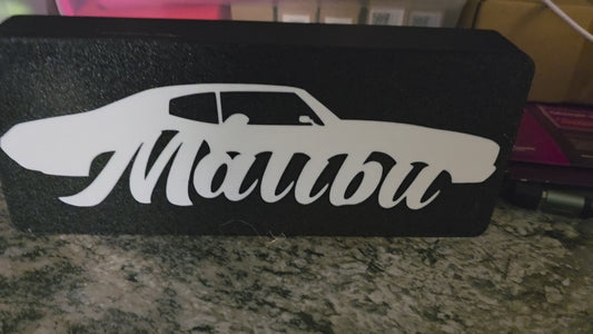 Chevy Malibu LED sign