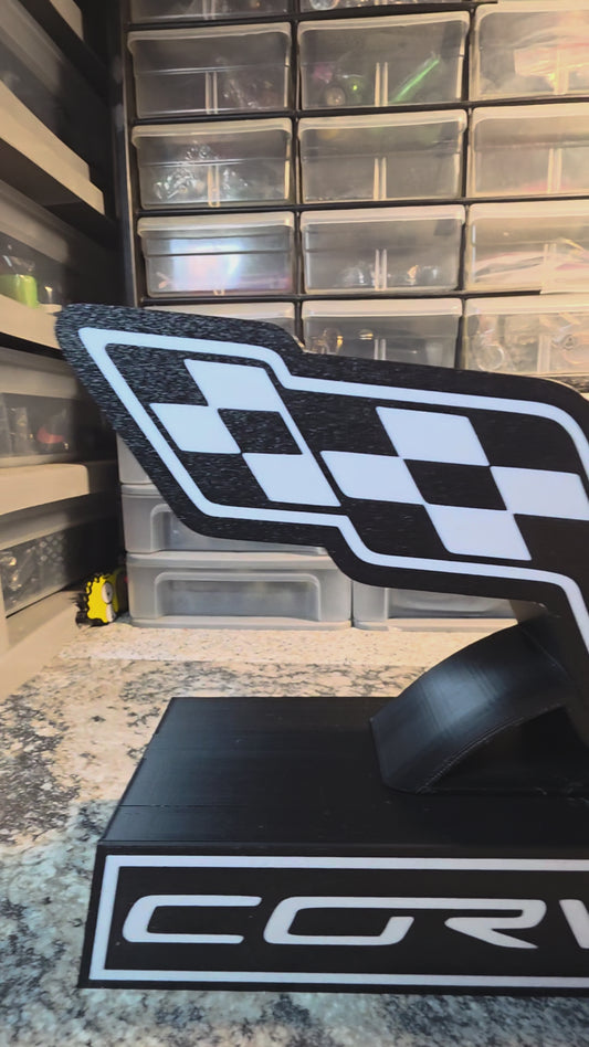 C6 Corvette Flags LED sign