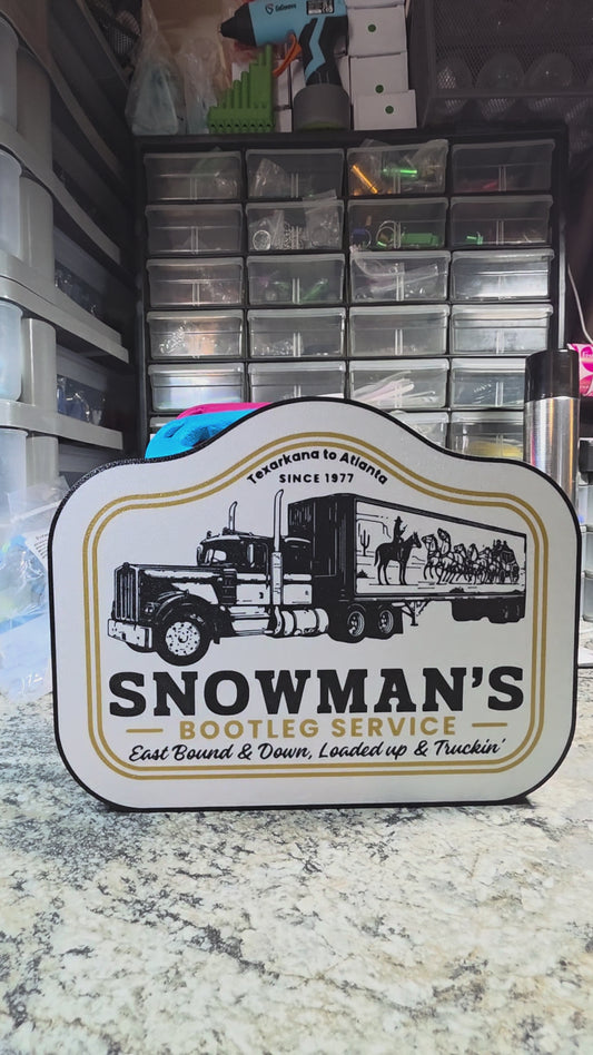 Snowman bootleg LED Sign