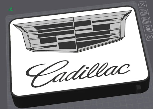 Cadillac lighted sign