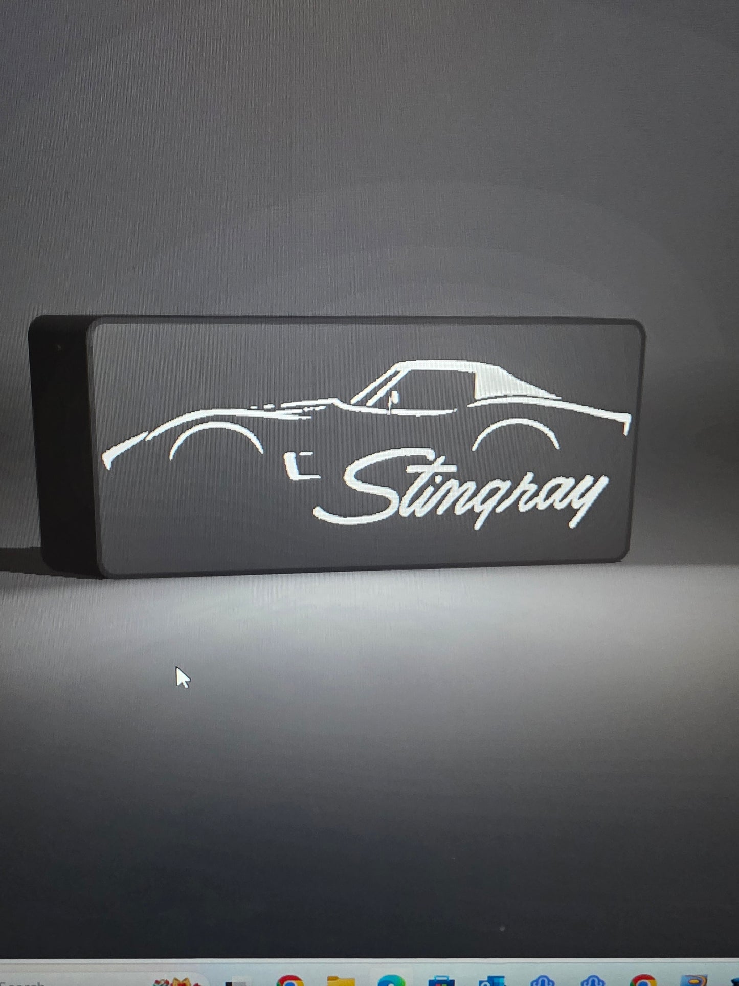 Corvette Stingray silhouette