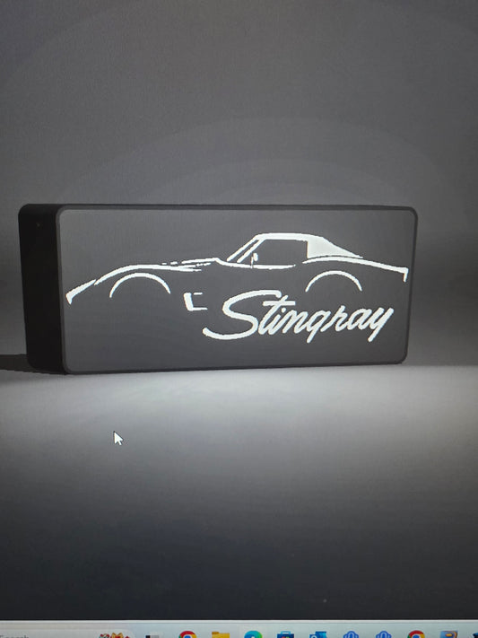 Corvette Stingray silhouette