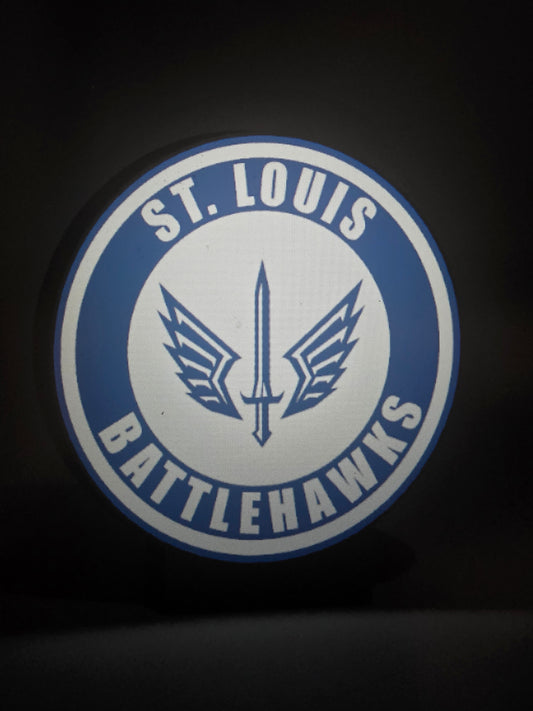 STL Battlehawks LED Sign