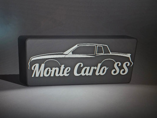 Monte Carlo SS silhouette LED light
