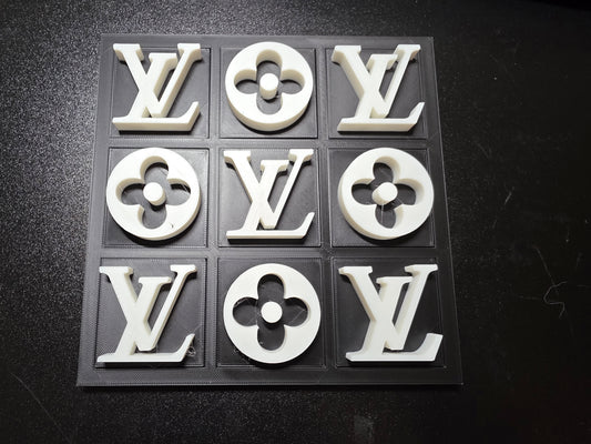 LV Tic Tac Toe board