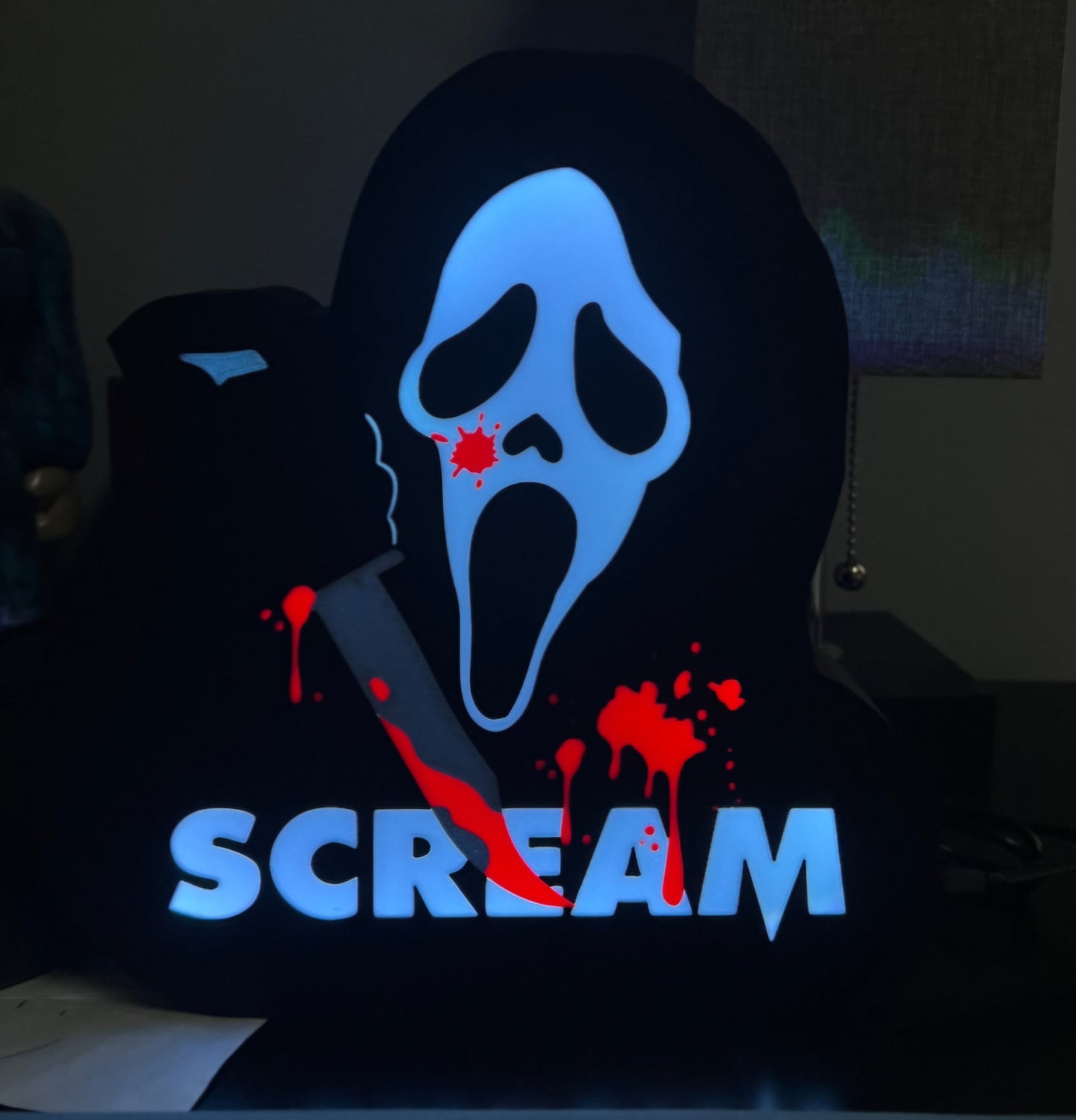 Ghost Face Light with remote