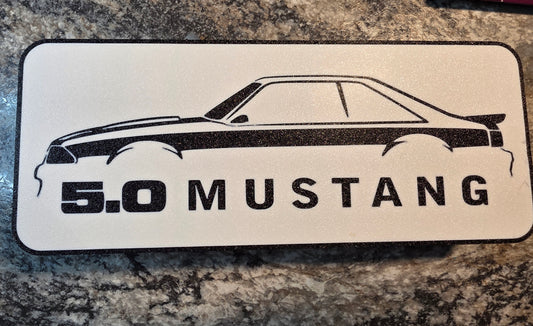 Fox body mustang LED sign