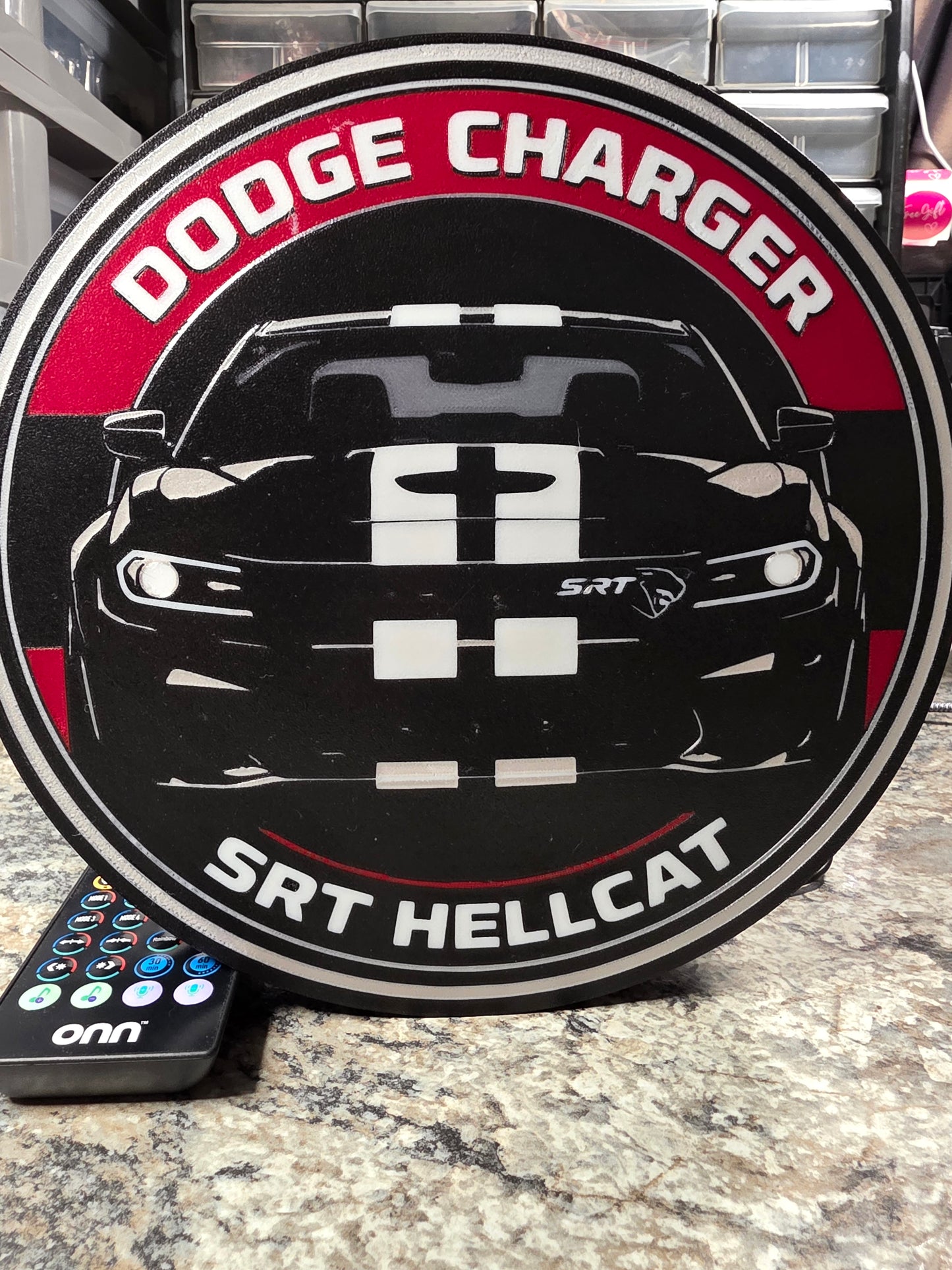 Dodge Charger SRT Hell Cat LED Sign