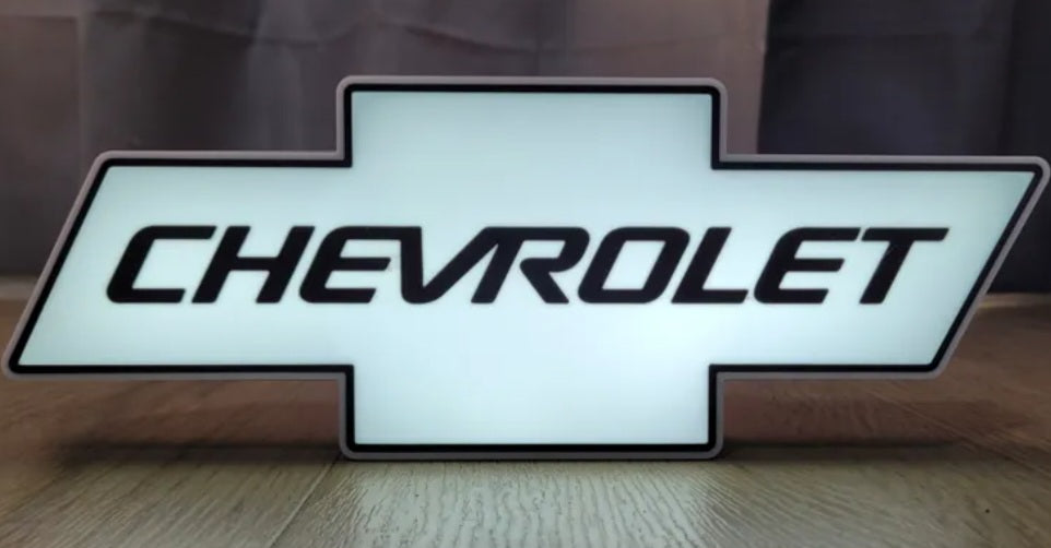 Chevy Led Sign Chevy Bowtie LED sign – Wicked 3D Creations