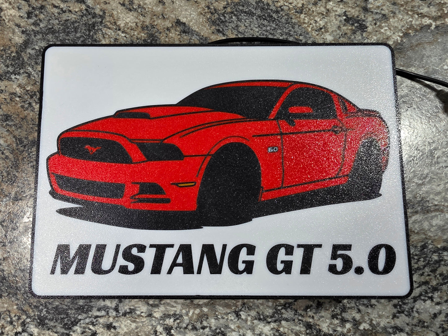 Mustang GT 5.0 LED signs