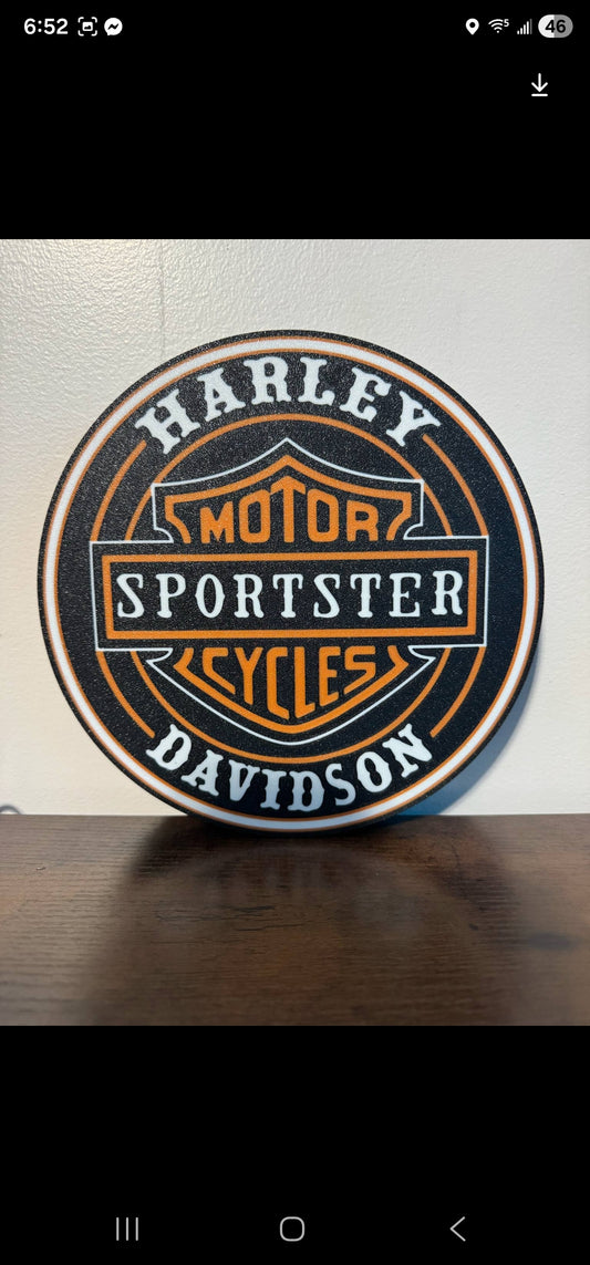 Harley Davidson sport LED sign