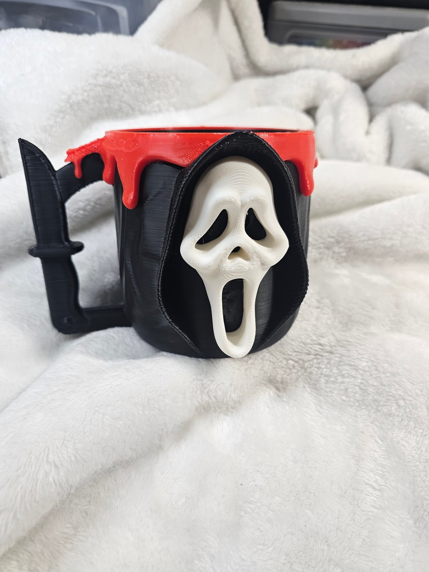 Ghost Face Ice-cream pint holder