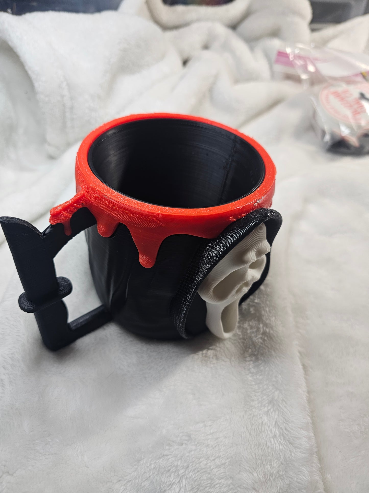 Ghost Face Ice-cream pint holder
