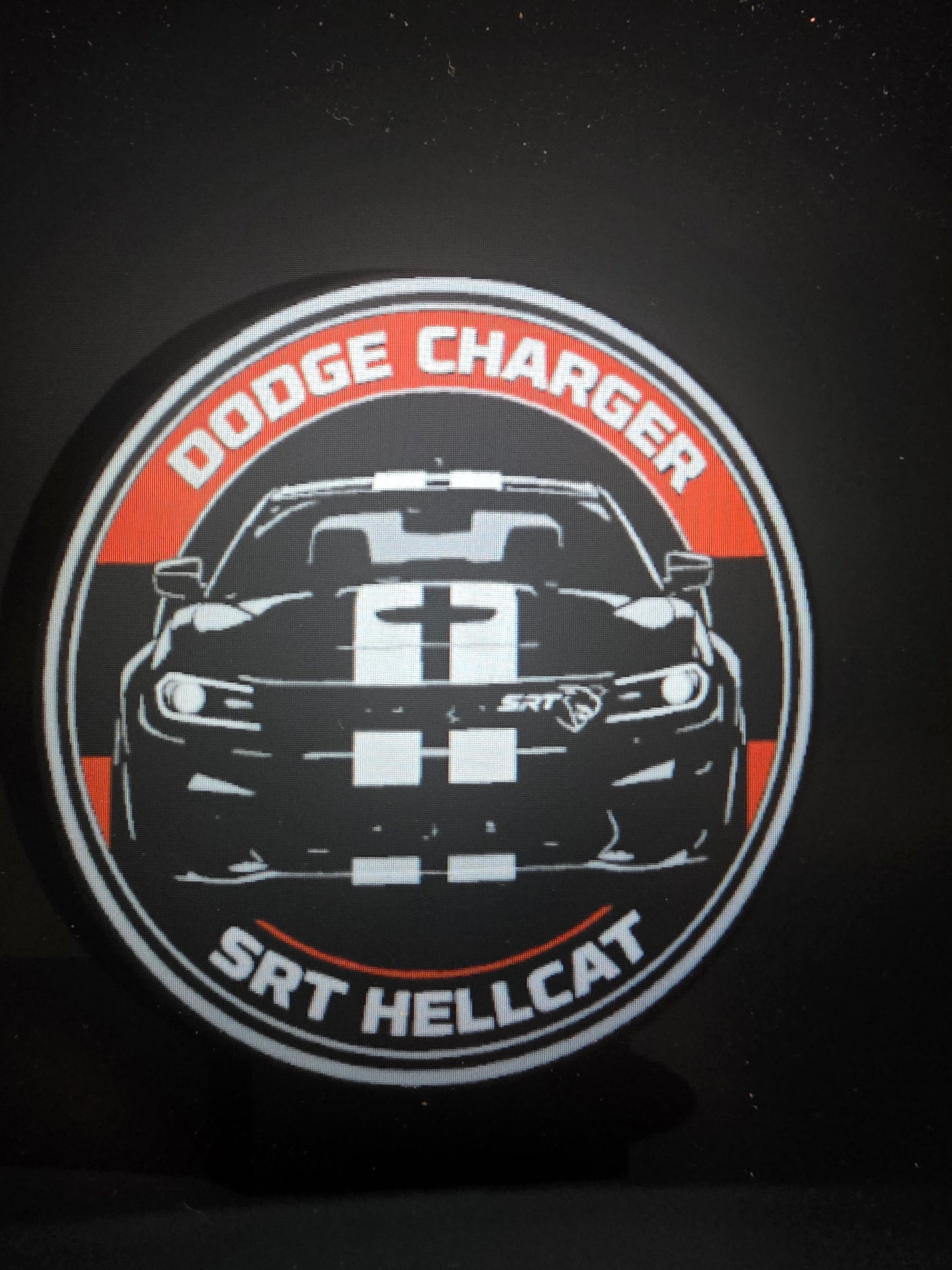 Dodge Charger SRT Hell Cat LED Sign