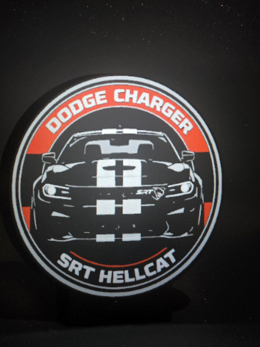 Dodge Charger SRT Hell Cat LED Sign