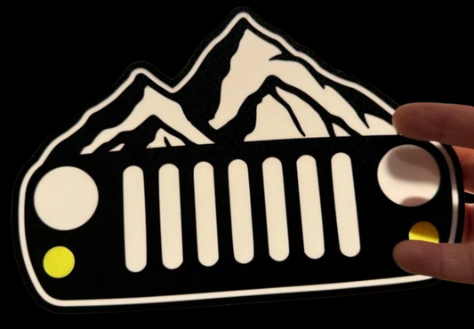 Jeep Mountain LED sign