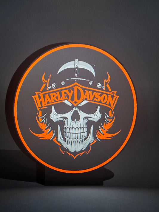 Harley Davidson Ghost Rider LED sign